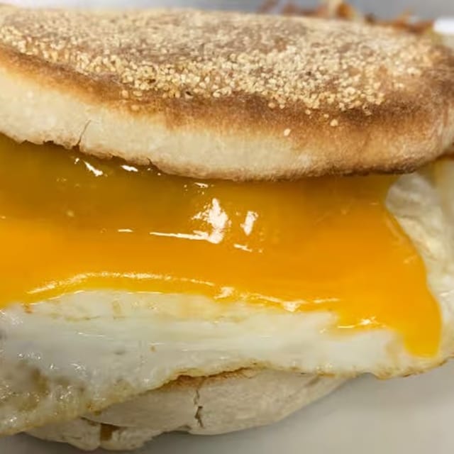 2 Breakfast Sliders with hash browns.