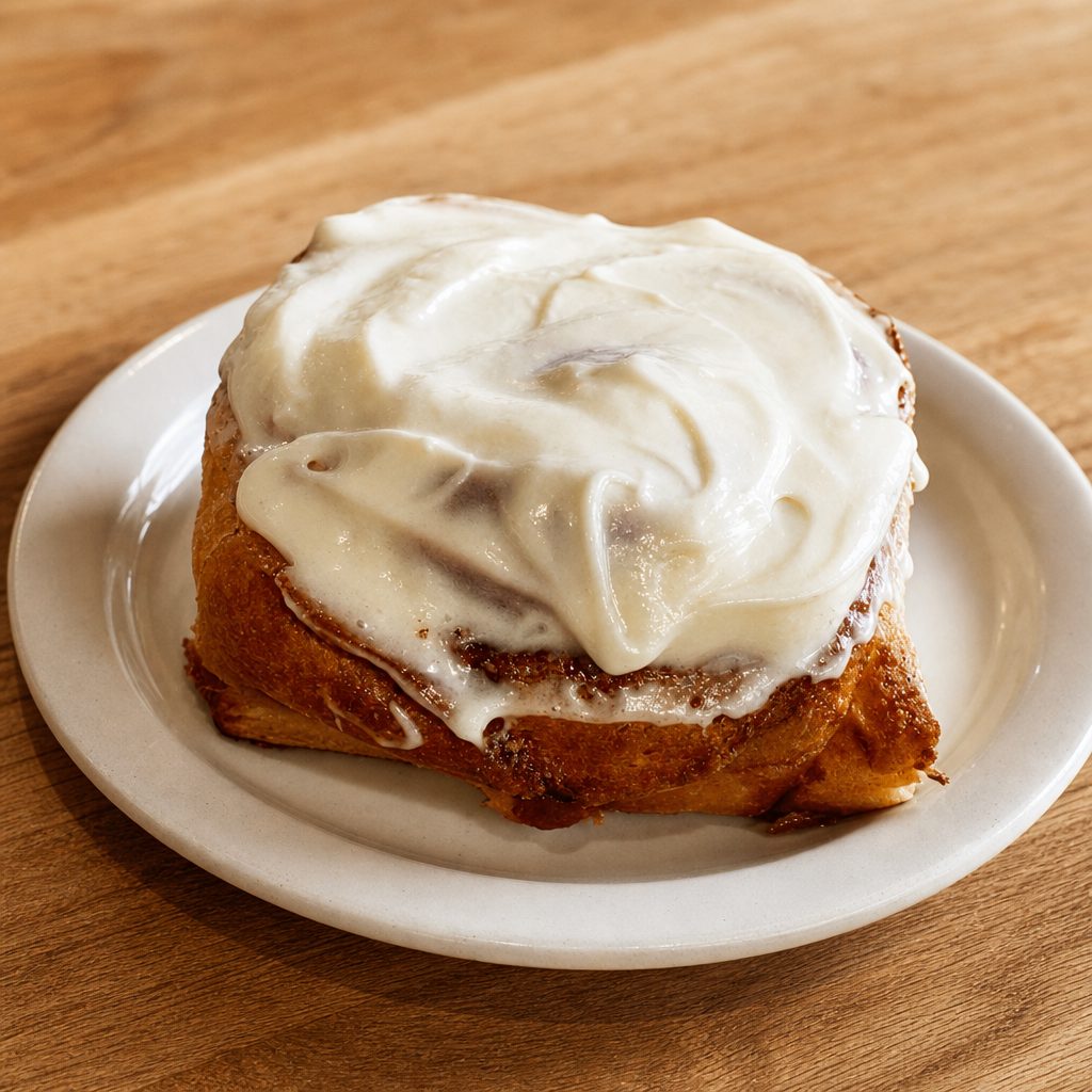 Jumbo Cinnamon Roll.