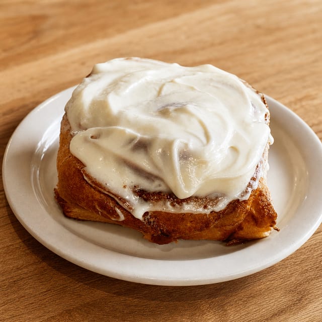 Jumbo Cinnamon Roll.