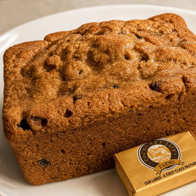 Fresh Baked Huckleberry Zucchini Bread.
