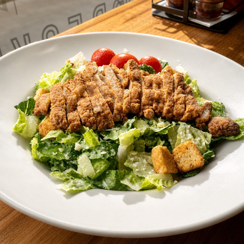 Chicken Caesar Salad.