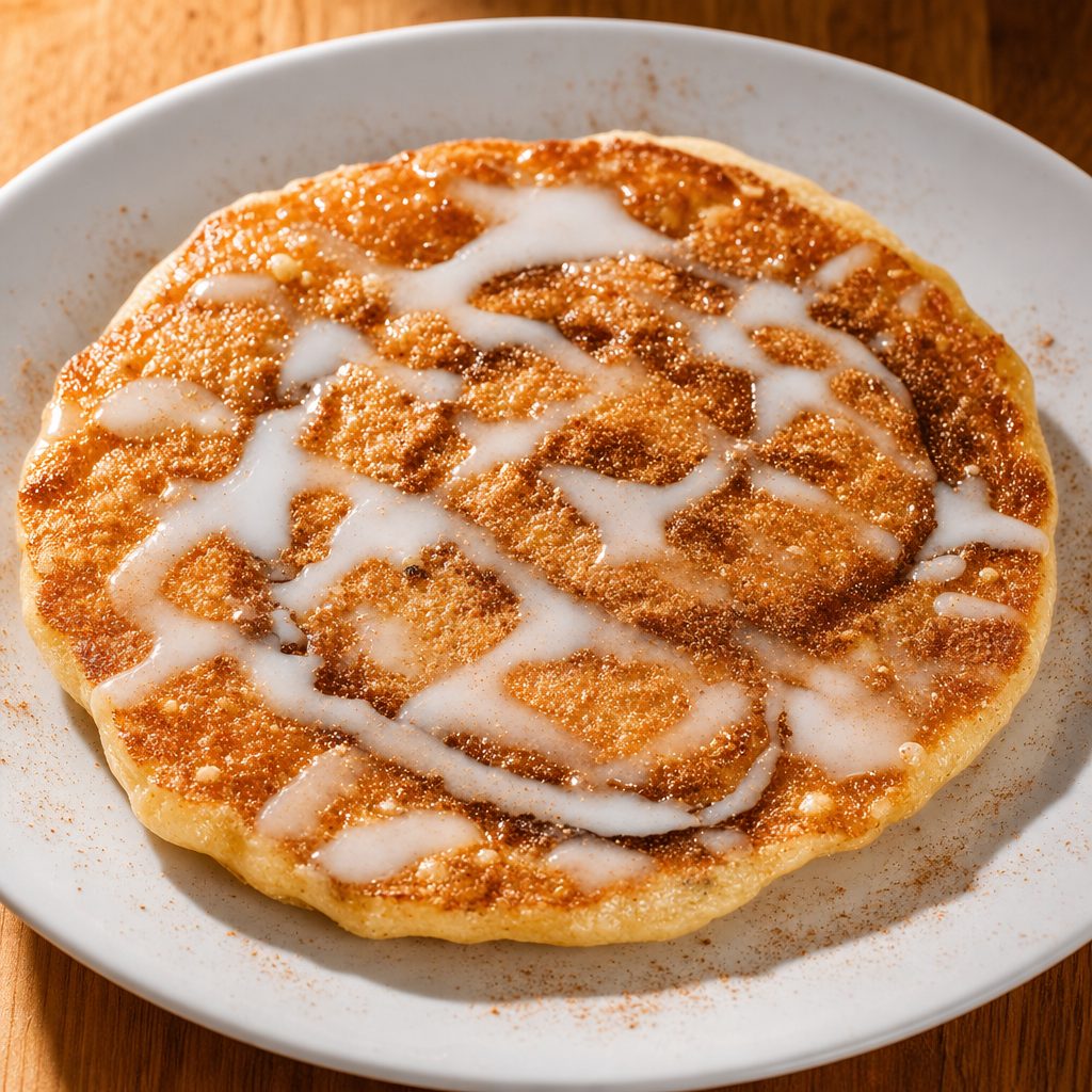 Cinnamon Roll Pancake.